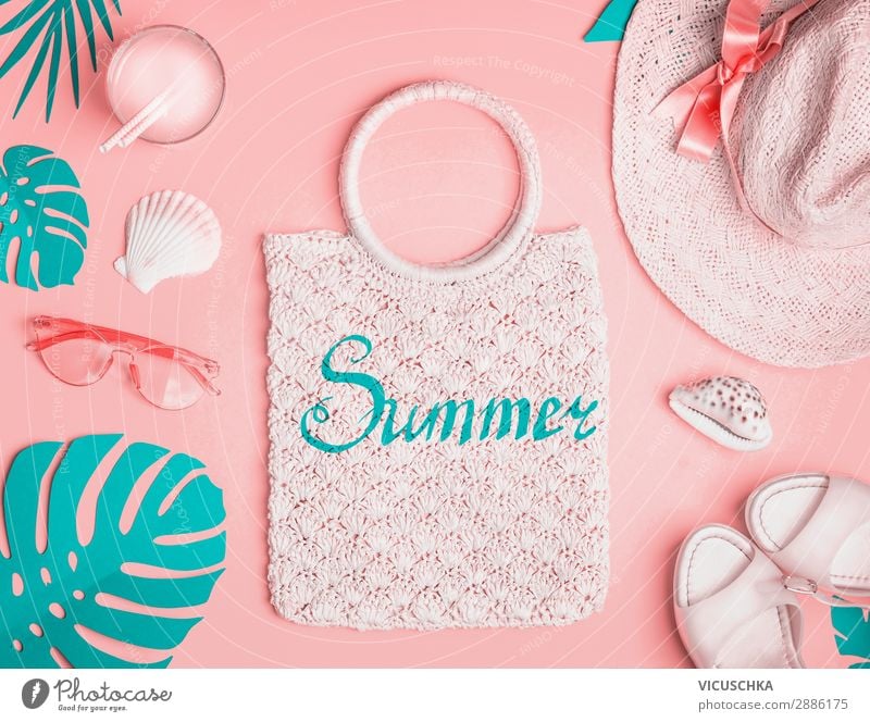 Summer Outfit Beverage Cold drink Drinking water Lemonade Longdrink Cocktail Design Joy Vacation & Travel Summer vacation Sunbathing Beach Feminine Fashion