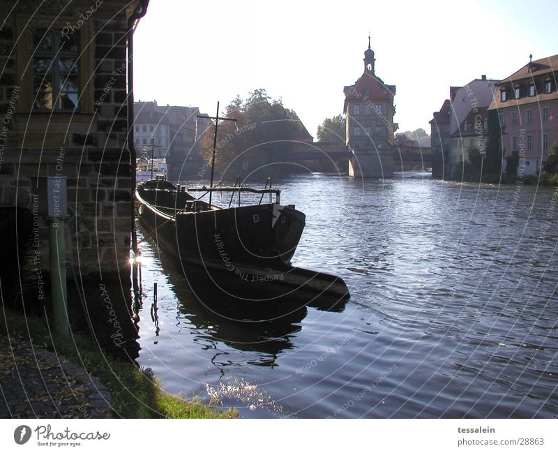 morning romance Romance Sunrise Watercraft Architecture River Tower Bridge