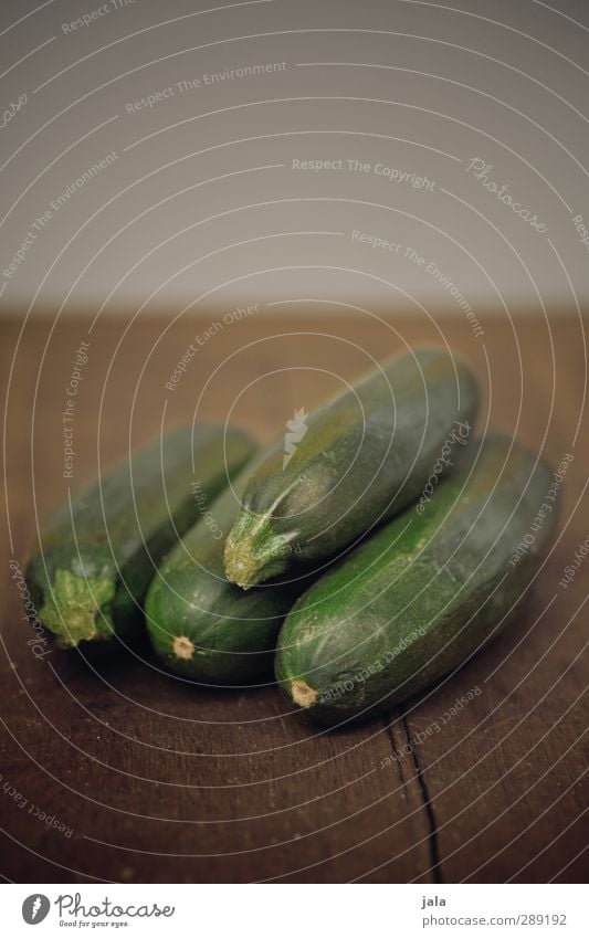 zucchini Food Vegetable Zucchini Organic produce Vegetarian diet Esthetic Fresh Healthy Delicious Brown Green Wooden table Colour photo Interior shot Deserted