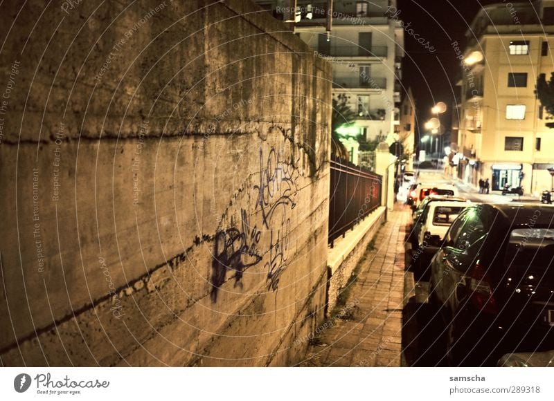 nocturnal streets Small Town Port City Downtown Outskirts Old town Deserted House (Residential Structure) Building Architecture Wall (barrier) Wall (building)