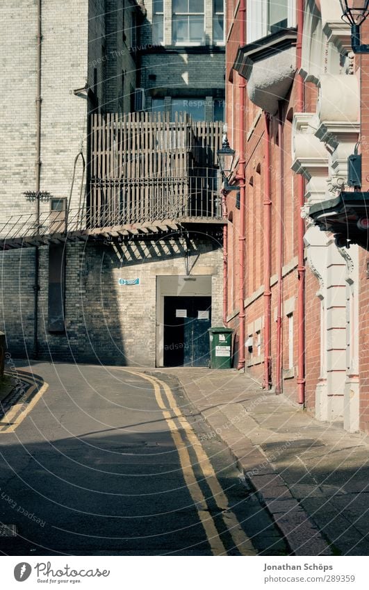 rear entrance England Great Britain Town Outskirts House (Residential Structure) Manmade structures Building Architecture Street Street corner Entrance