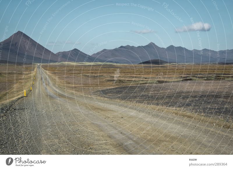 Iceland, thank you time. Far-off places Environment Nature Landscape Elements Sky Clouds Horizon Climate Beautiful weather Meadow Hill Rock Mountain Peak