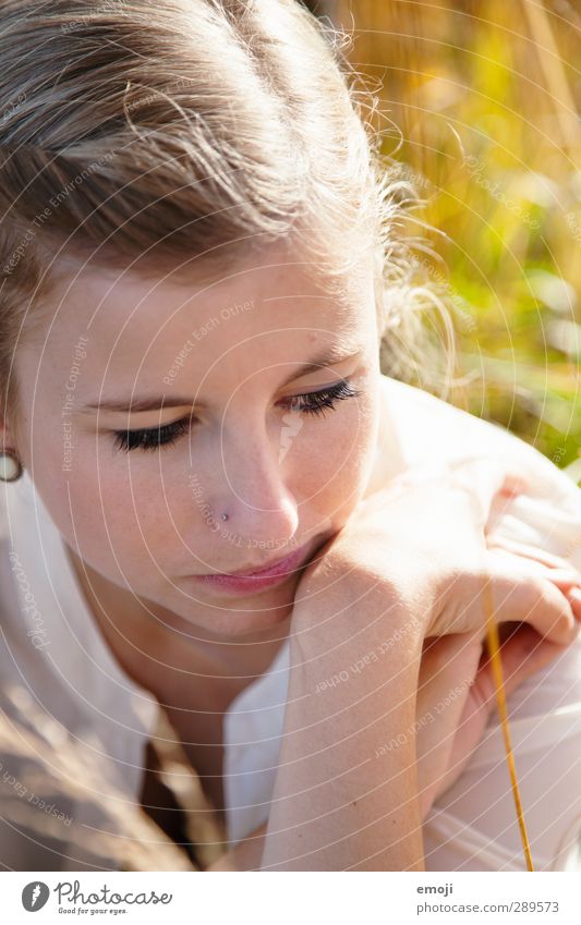 softly 1 Human being Environment Nature Spring Summer Beautiful Smooth Cute Colour photo Exterior shot Day Shallow depth of field Portrait photograph