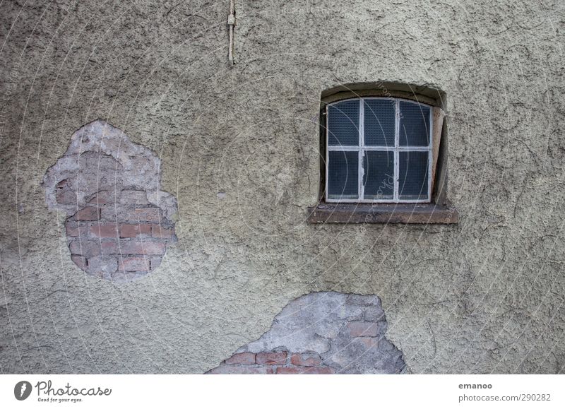 slammed Village House (Residential Structure) Detached house Hut Manmade structures Building Wall (barrier) Wall (building) Facade Window Stone Glass Old