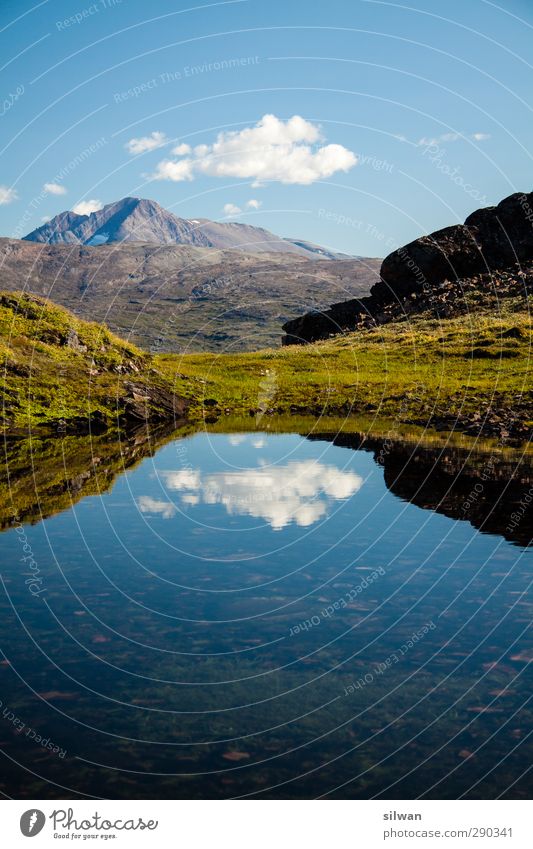 Green(mirror #II)land Adventure Expedition Landscape Water Sky Clouds Autumn Peak Pond Clean Beautiful Blue White Calm Purity Horizon Inspiration Greenland