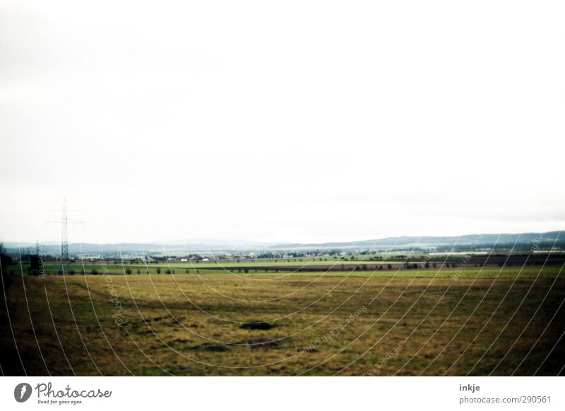 You can't live here, you have to want to live here! Environment Landscape Sky Horizon Autumn Grass Meadow Field Village Outskirts Deserted