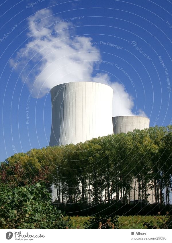 power plant Nuclear Power Plant Electricity Baden-Wuerttemberg Clouds Transform Industry Electricity generating station Nature Contrast Sky Energy industry