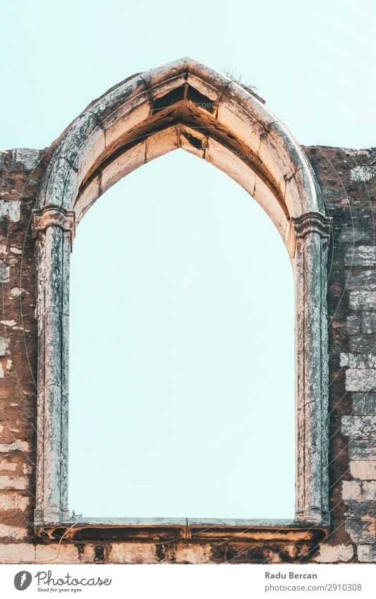 Convent Of Our Lady Of Mount Carmel (Convento da Ordem do Carmo) Is A Gothic Roman Catholic Church Built In 1393 In Lisbon City Of Portugal carmo igreja