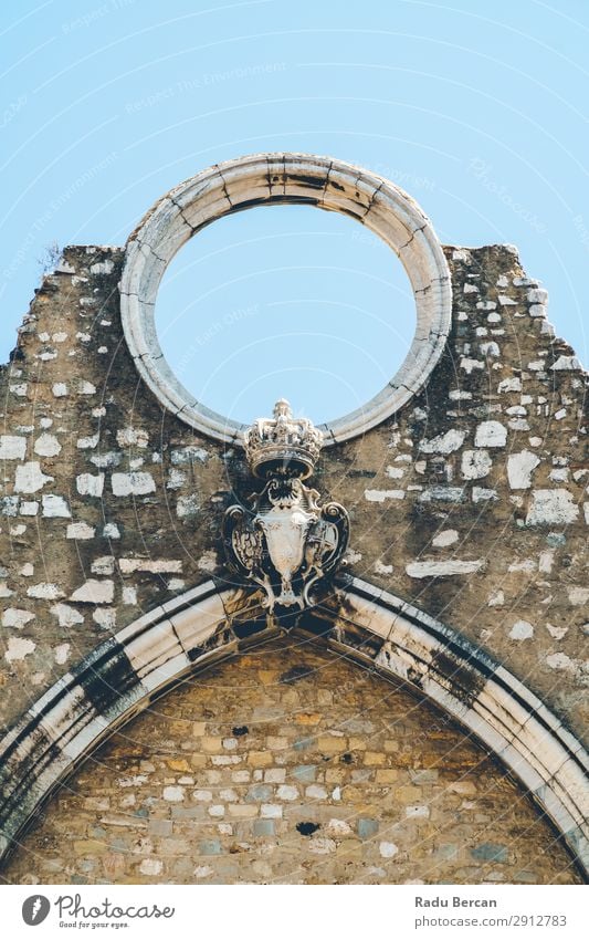 Convent Of Our Lady Of Mount Carmel (Convento da Ordem do Carmo) Is A Gothic Roman Catholic Church Built In 1393 In Lisbon City Of Portugal carmo igreja