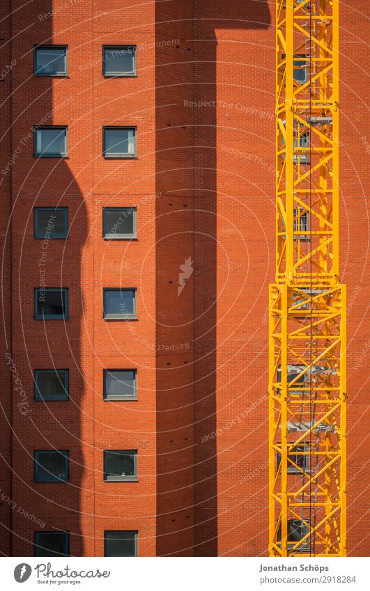 orange skyscraper facade in Leeds, England House (Residential Structure) High-rise Bank building Manmade structures Building Architecture Facade Esthetic Orange