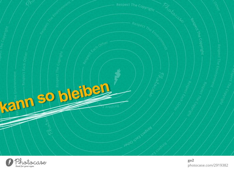 Can stay that way Characters Line Esthetic Simple Yellow Green Happy Contentment Joie de vivre (Vitality) Acceptance Safety (feeling of) Sustainability Quality