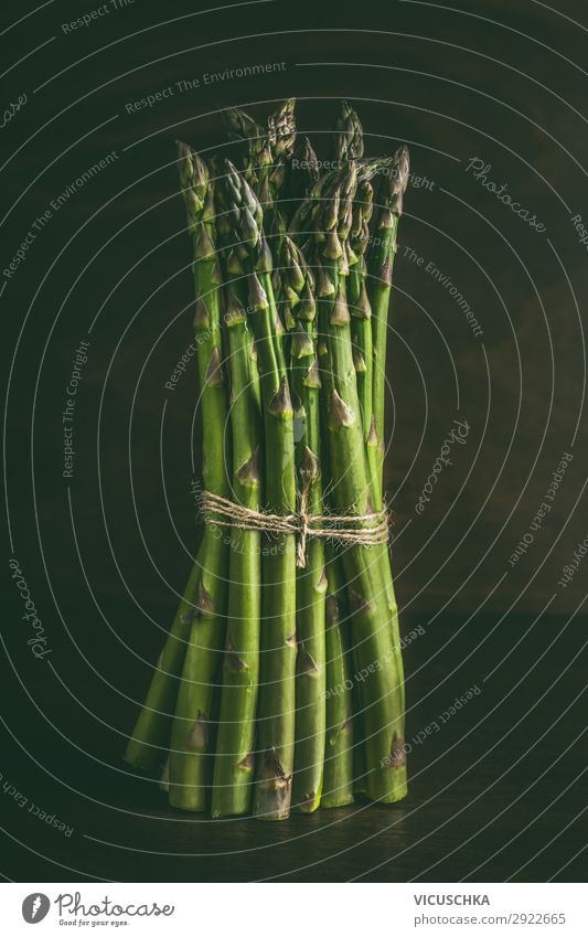 Green asparagus bunches Food Vegetable Nutrition Organic produce Vegetarian diet Diet Design Healthy Healthy Eating Style Asparagus Asparagus season