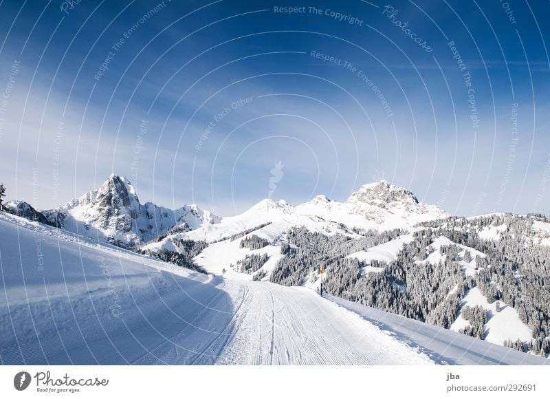 Saanen mountains Calm Tourism Trip Winter Snow Winter vacation Mountain Skiing Sporting Complex Ski run Nature Landscape Elements Beautiful weather Rock Alps