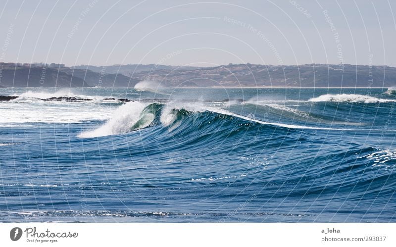 real beauty lies within Environment Nature Elements Water Sky Cloudless sky Summer Weather Beautiful weather Waves Coast Beach Ocean Movement Wet Blue