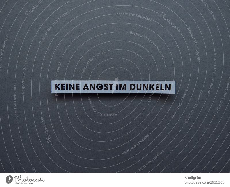 No fear in the dark Fear Emotions Dark Creepy Dangerous Threat Night Panic Eerie Ghosts & Spectres Black Shadow Frightening Letters (alphabet) Word leap Scare
