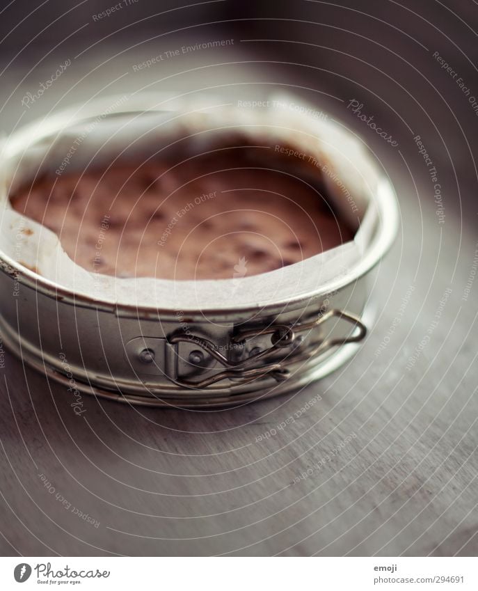 Easter calories don't count. Cake Dessert Candy Chocolate Slow food Crockery Delicious Sweet Brown Gray Baking tin Colour photo Interior shot Close-up Deserted