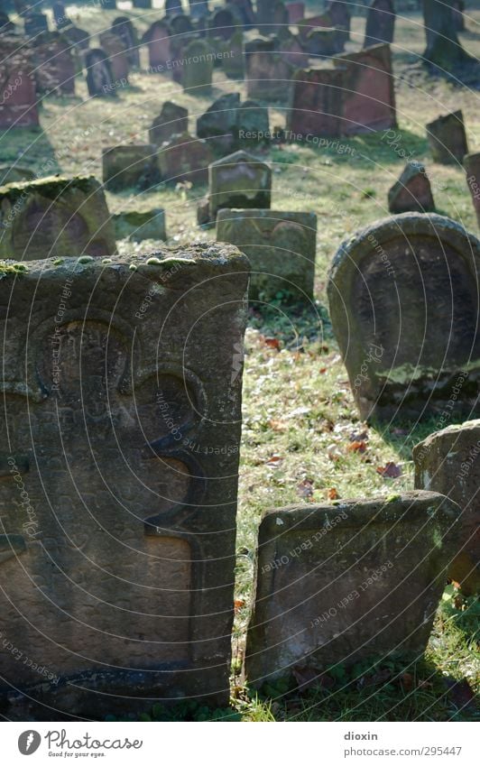 Old gravestones. Really old. Meadow Worms Deserted Cemetery Tourist Attraction Tombstone Stone Characters Ornament Authentic Creepy Sadness Grief Death