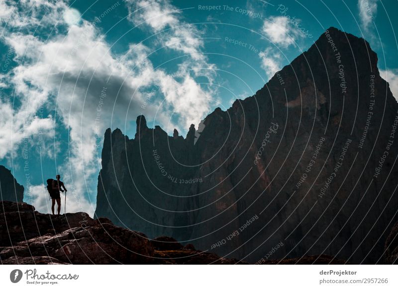 Dolomites with Wanderer II Adventure Hiking Beautiful weather Bad weather Fog Peak Summer Landscape Nature Environment Far-off places Freedom Mountain