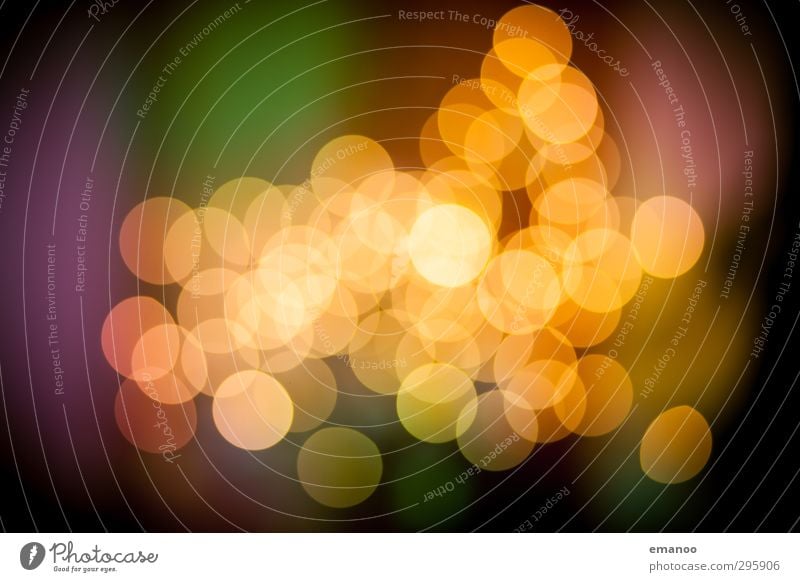 bokeh Art Event Shows Sign Sphere Bright Warmth Yellow Design Blur Light Light (Natural Phenomenon) Christmas & Advent Christmas fairy lights Round Circle Soft