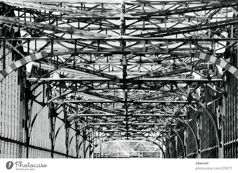 Hackerbrücke Munich Railroad bridge Steel Fence Architecture road bridges Scaffold