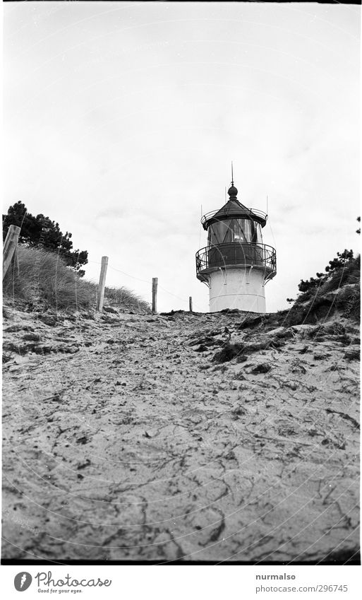 south tower Leisure and hobbies Swimming & Bathing Jogging Sailing Nature Landscape Autumn Beach Baltic Sea Island Hiddensee Deserted Harbour Lighthouse