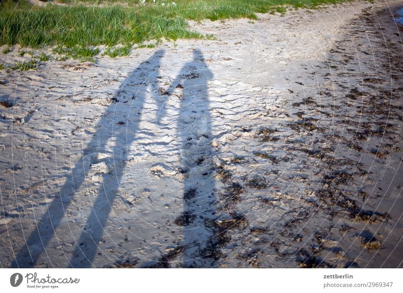 Shady couple on the beach Vacation & Travel Island Mecklenburg-Western Pomerania Ocean good for the monk Nature Baltic Sea Travel photography Rügen Beach