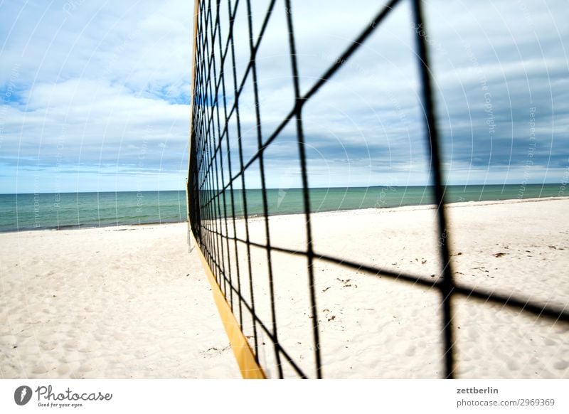 beach volleyball Vacation & Travel Island Coast Mecklenburg-Western Pomerania Ocean good for the monk Nature Baltic Sea Baltic island Travel photography Rügen