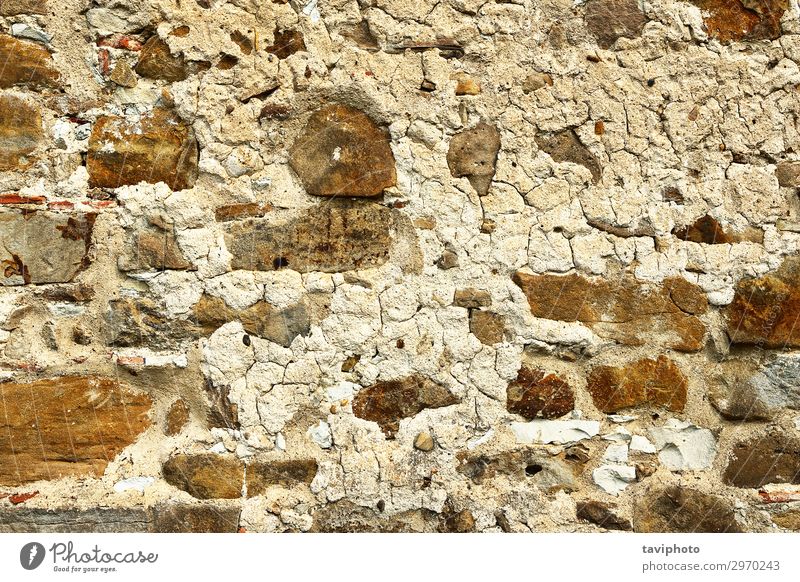 old weathered stone wall Design House (Residential Structure) Rock Architecture Facade Stone Concrete Rust Old Dirty Retro Brown Gray Weathered block