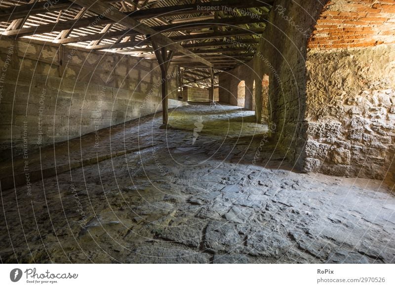 Inside the Bastion of Rothenburg. Design Vacation & Travel Tourism Sightseeing City trip Work and employment Economy Construction site Business Art Architecture