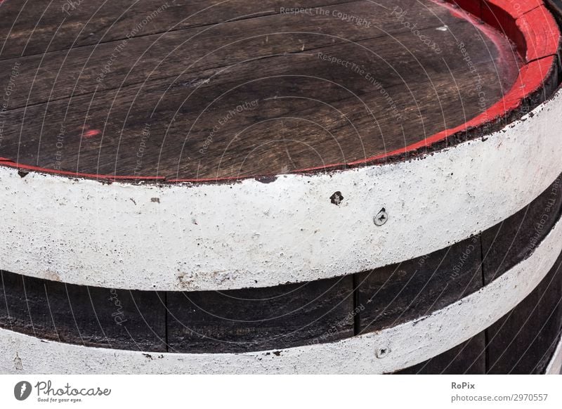 Detail of an old whiskey cask. Whisky Whiskey Keg booze Alcoholic drinks alcohol spirit Spirits Scotland scotland tasting flavor Tradition oak barrel wood