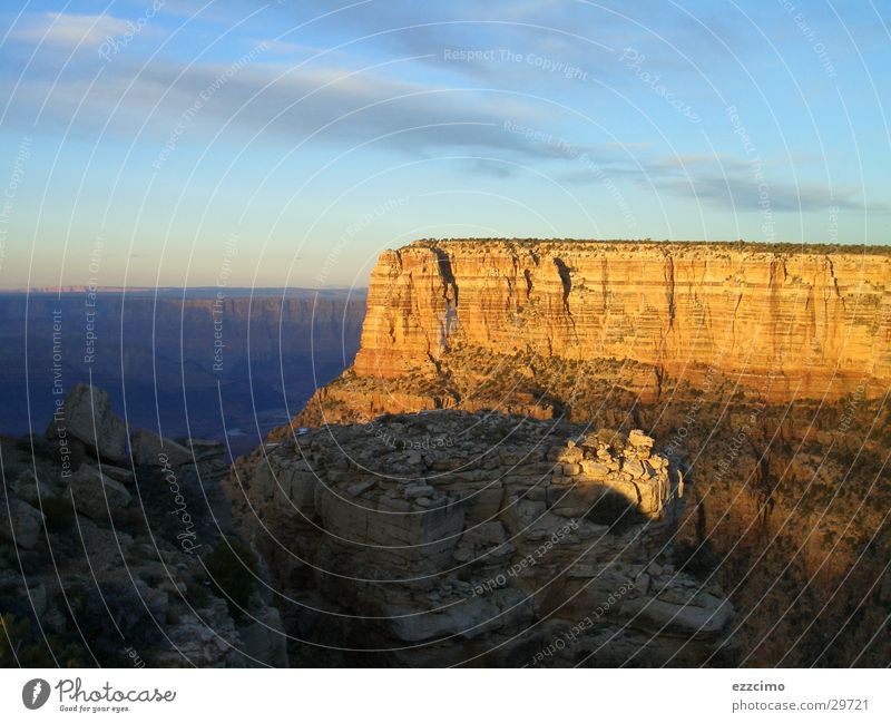 Grand Canyon Arizona Sunset Reef Deep Panorama (View) Mountain USA Rock Large