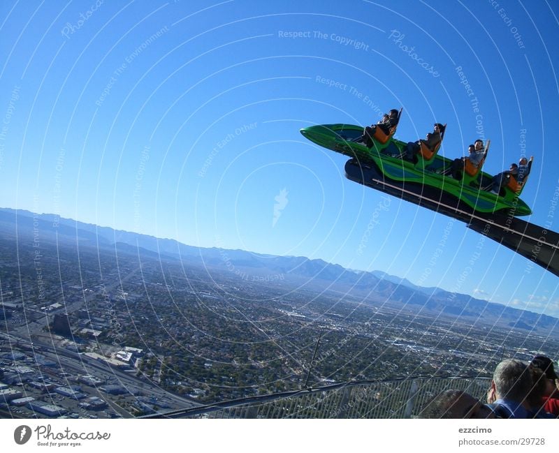 tickling nerves Las Vegas Far-off places Nevada Roller coaster North America Tall Desert stratosphere