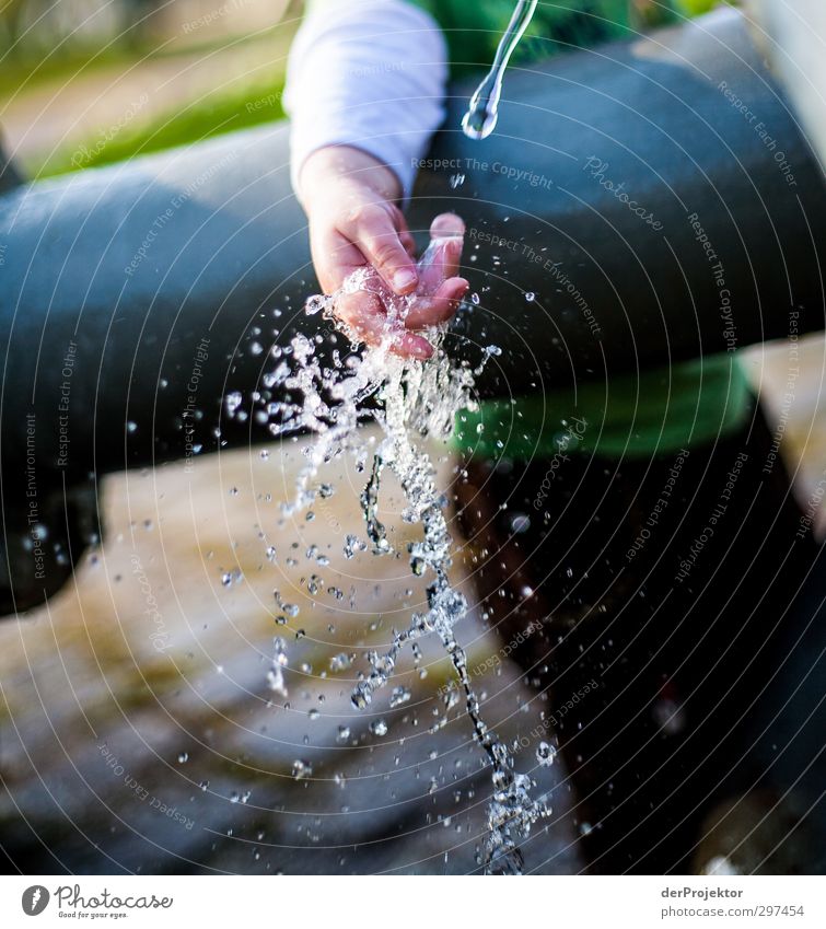 Water feature 2013 02 Leisure and hobbies Human being Masculine Child Boy (child) Infancy Hand 1 - 3 years Toddler Spring Emotions Virtuous Berlin Berlin 2013