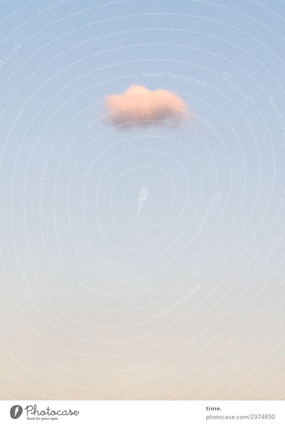 Airy sky over Cadaquès. Sky Clouds Beautiful weather Uniqueness Blue Pink Emotions Moody Contentment Joie de vivre (Vitality) Romance Serene Patient Calm Life