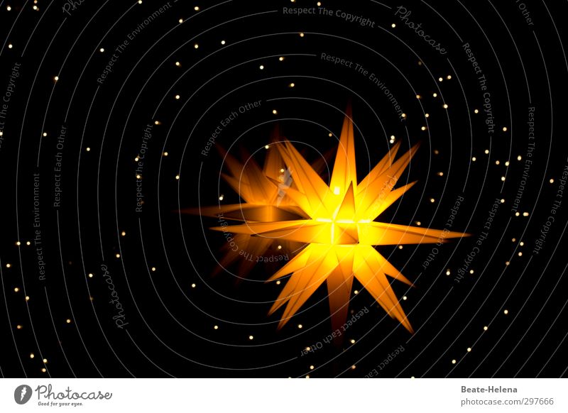 I tried so hard! Feasts & Celebrations Christmas & Advent Sky Night sky Stars Horizon Illuminate Esthetic Bright Yellow Black Joy Safety (feeling of) Serene