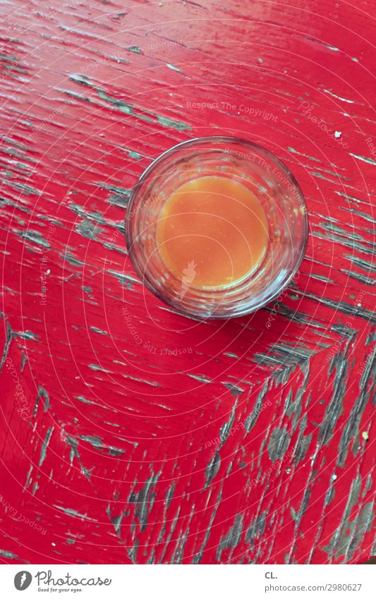 multivitamin juice Beverage Cold drink Juice Glass Healthy Eating Wood Esthetic Simple Fluid Fresh Delicious Retro Round Orange Red To enjoy Colour photo