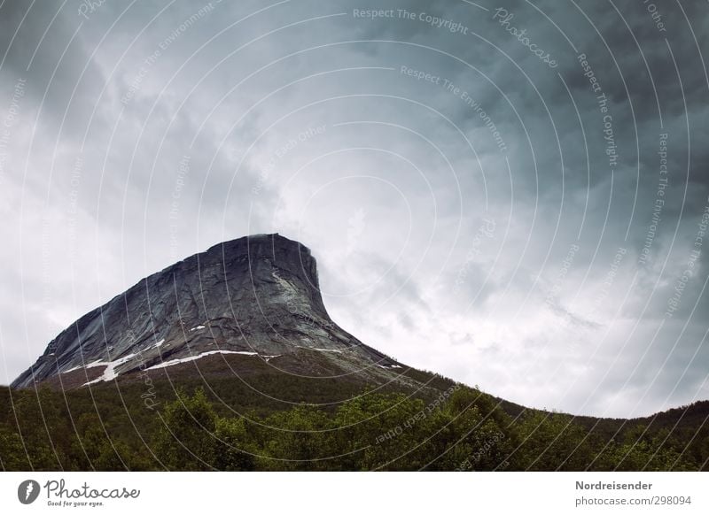 menacing.... Adventure Far-off places Freedom Mountain Nature Landscape Elements Clouds Storm clouds Climate Weather Bad weather Gale Rain Thunder and lightning