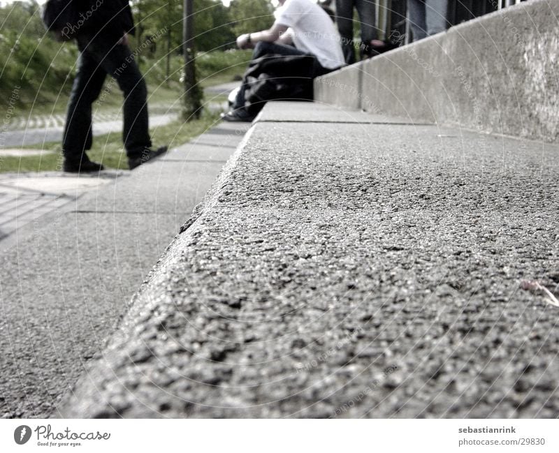 stairway to school Going Human being Stairs School Legs Sit