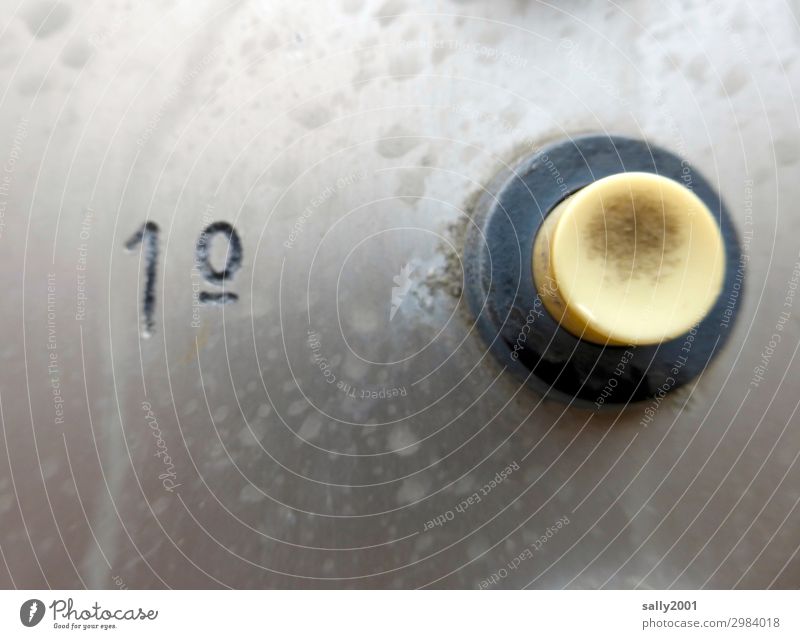 Anybody home...? Name plate Bell Old Dirty Round Metal 1 Story 1st floor Living or residing Colour photo Exterior shot Close-up Deserted Central perspective