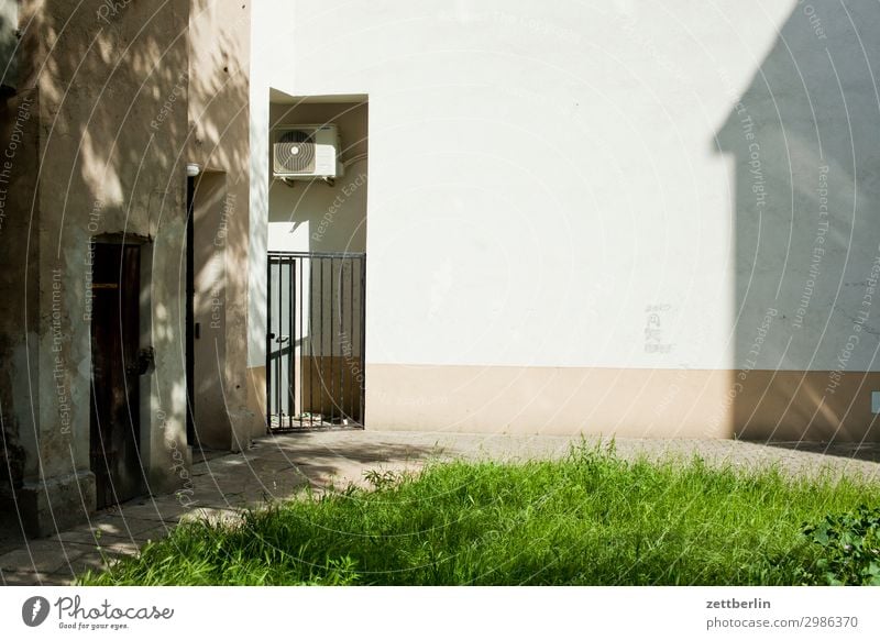 Text space, central Old Old town Ancient House (Residential Structure) legnica Picturesque Poland Silesia Town Derelict Apartment Building Courtyard Backyard