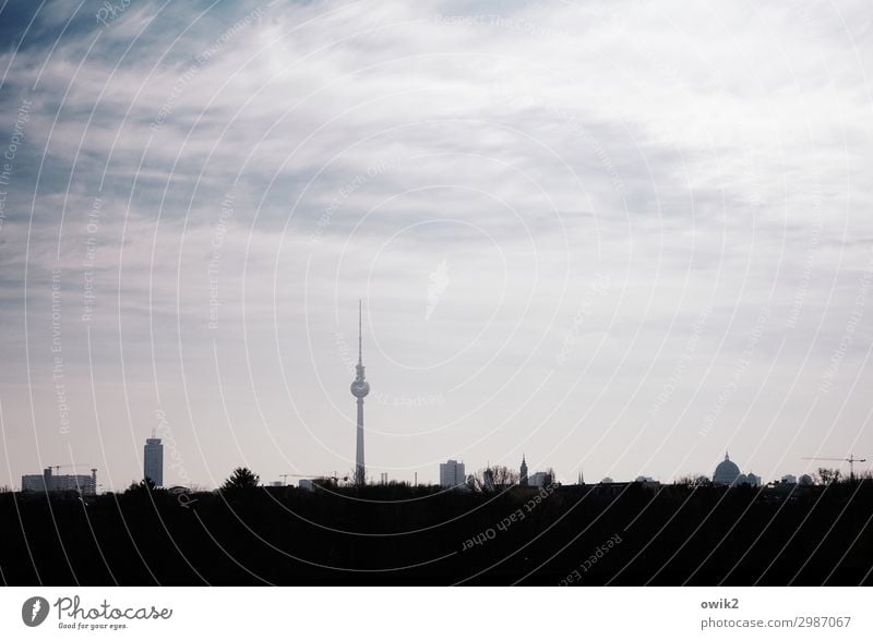 st. walter Sky Clouds Horizon Beautiful weather Downtown Berlin Berlin TV Tower Capital city Skyline Populated High-rise Manmade structures Architecture