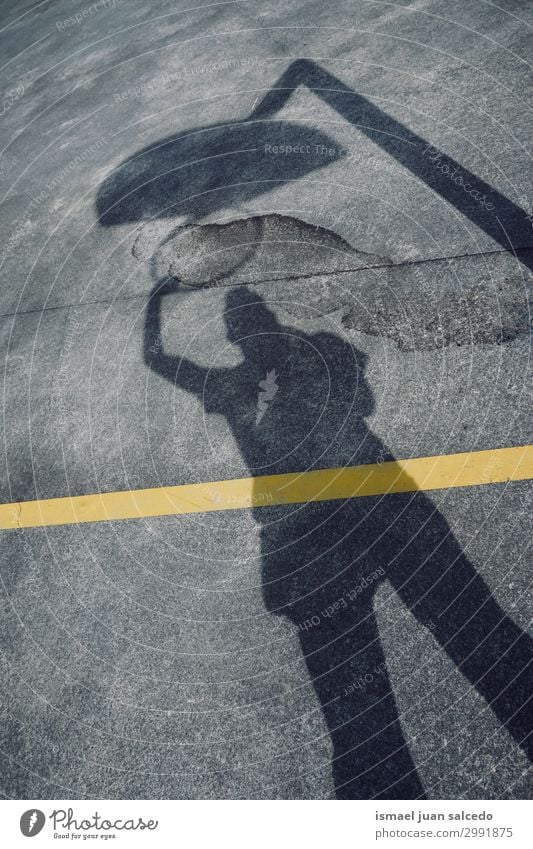 man shadow silhouette playing basketball Basketball Shadow Silhouette Sunlight Ground Field Playing field Story Sports Abandon Street Park Playground