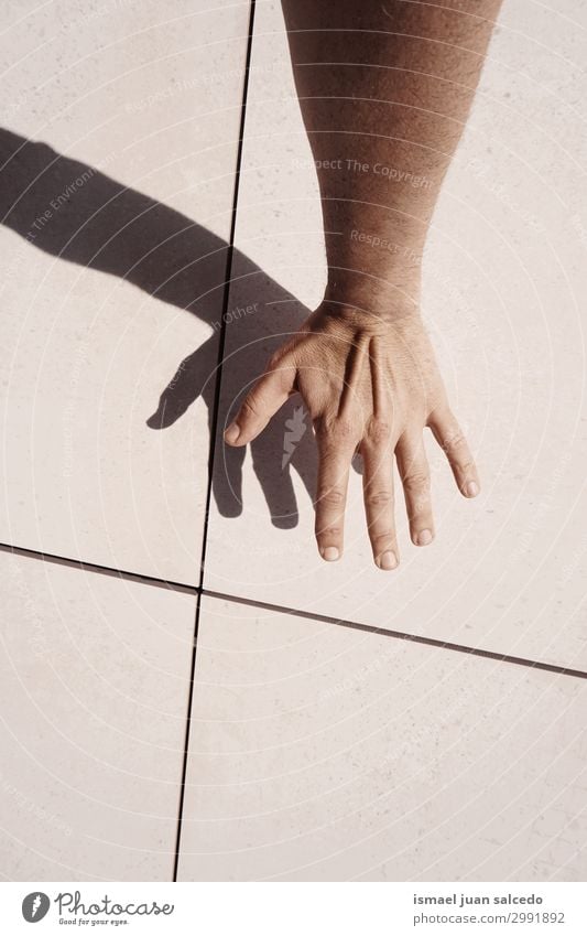 man hand shadow silhouette on the wall in the street Hand Fingers Palm of the hand body part wrist Arm Skin Human being Shadow Light (Natural Phenomenon)