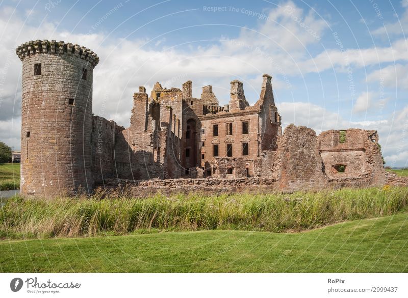 Caerlaverock Castle near Dumfries. Lifestyle Luxury Elegant Vacation & Travel Tourism Far-off places Sightseeing Summer Summer vacation Architecture Environment