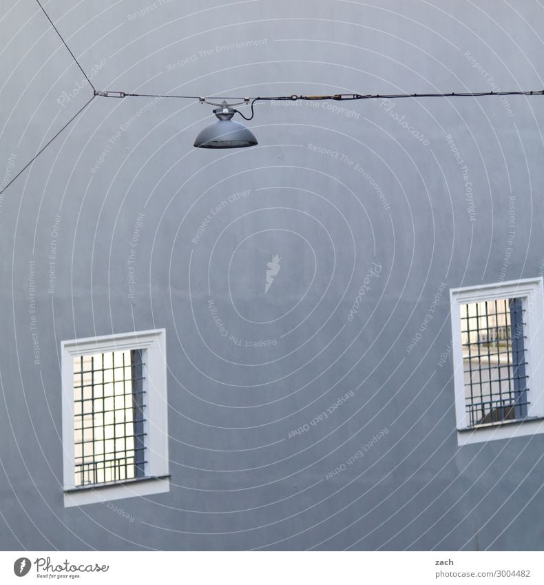 windows Town Downtown Deserted House (Residential Structure) Building Wall (barrier) Wall (building) Window Lantern Living or residing Gray Lamp Subdued colour