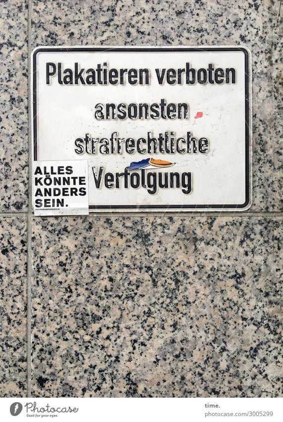 alternative Wall (barrier) Wall (building) Marble Stone Characters Signs and labeling Signage Warning sign Graffiti Life Arrogant High spirits Grouchy