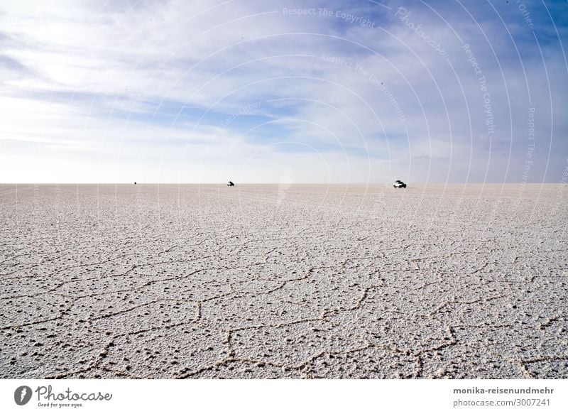 Salt desert Salar de Uyuni uyuni salar Salt flats Loneliness Desert High plain Salt  lake salt crust Adventure Bolivia South America panamericana