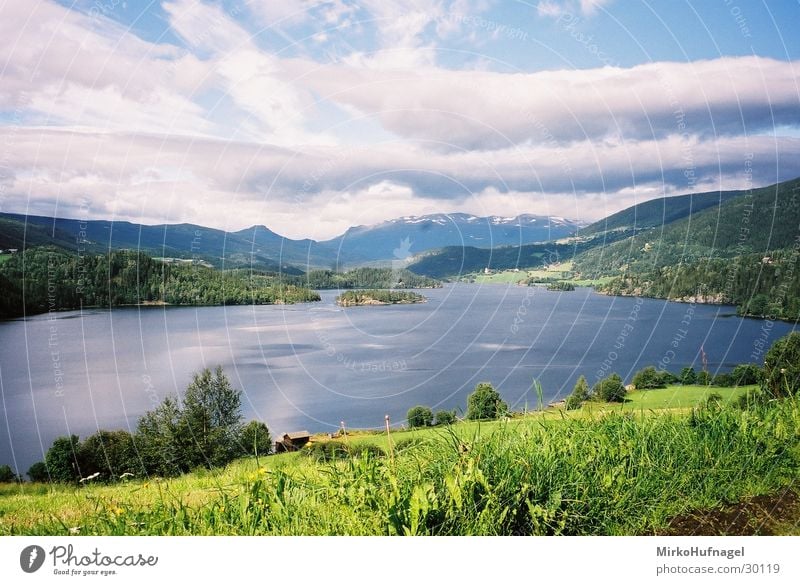 Norway - Sea Clouds Reflection Scandinavia Lake Water Mountain