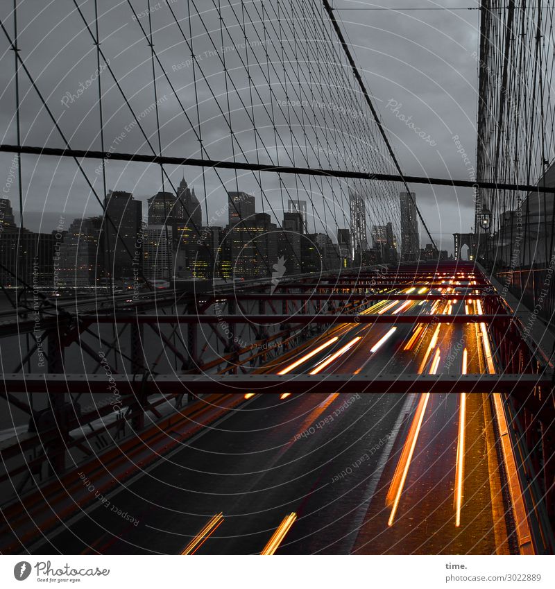 nyc nightlife Sky Clouds Horizon New York City Brooklyn Bridge Port City Skyline High-rise Manmade structures Architecture Tourist Attraction Landmark Transport