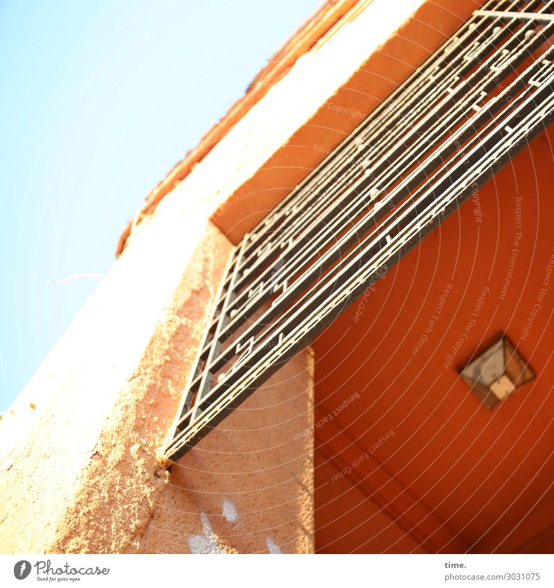 Façade, idiosyncratic | AST 10 Sky Beautiful weather Chemnitz House (Residential Structure) Manmade structures Building Architecture Plaster Wall (barrier)